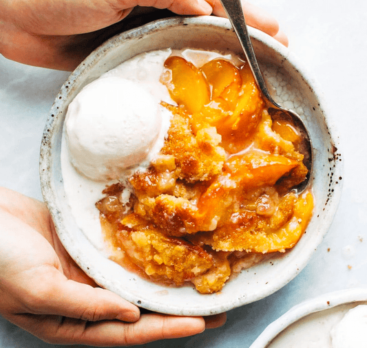 Smoked Peach Cobbler Recipe