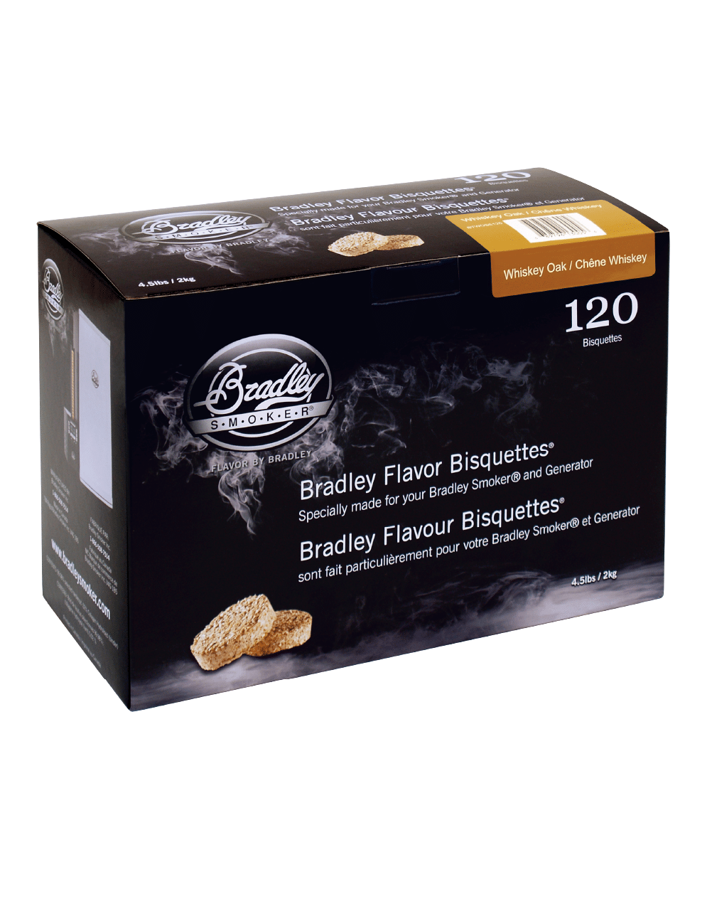 Whisky Oak Biquette pro kuřáky Bradley
