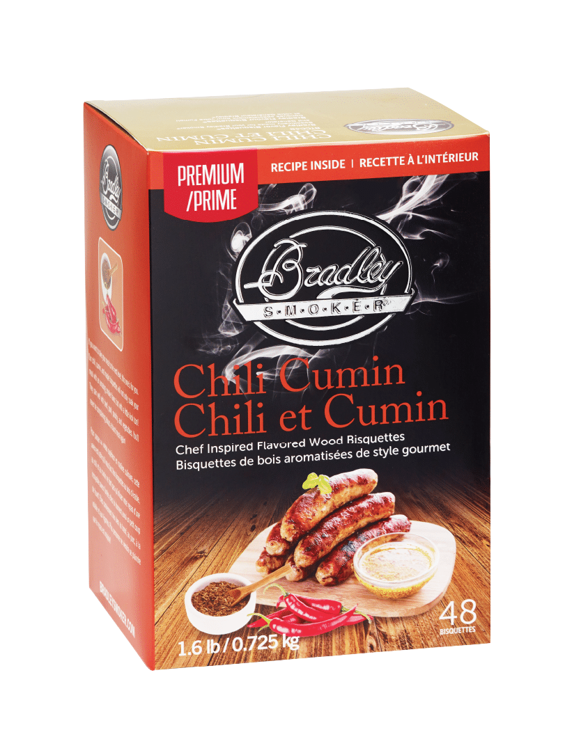 Chilli Cummin bisquettes pro Bradley Smoker