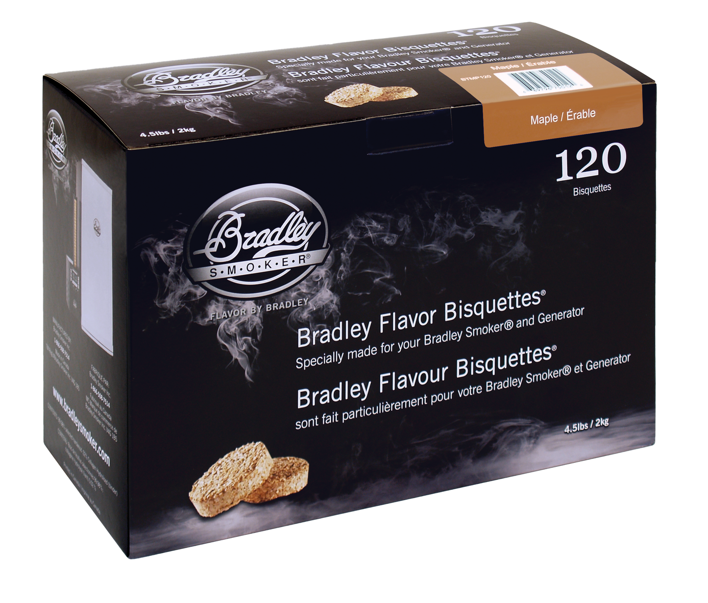 Javorové biskety pro kuřáky Bradley