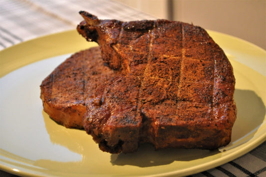 Mesquite Smoked Pork Chops