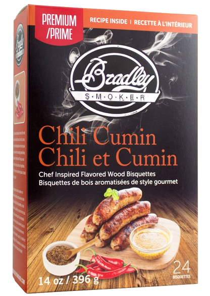 Chilli Cummin bisquettes pro Bradley Smoker