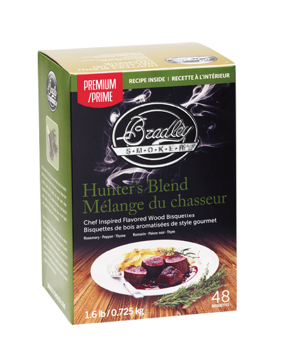 Hunters Blend Biquettes pro Bradley Smoker